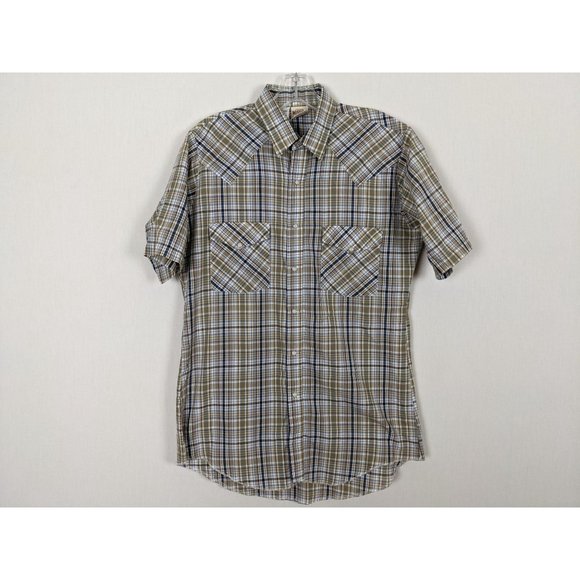Western Frontier short sleeved western‎ snap button - Picture 1 of 9